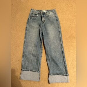 Vervet Women's Blue Wide Leg Jeans